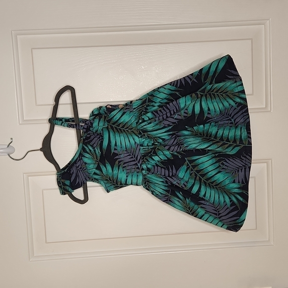 Oshkosh Genuine Kids Palm Print Dress Size 12 months - Picture 1 of 10